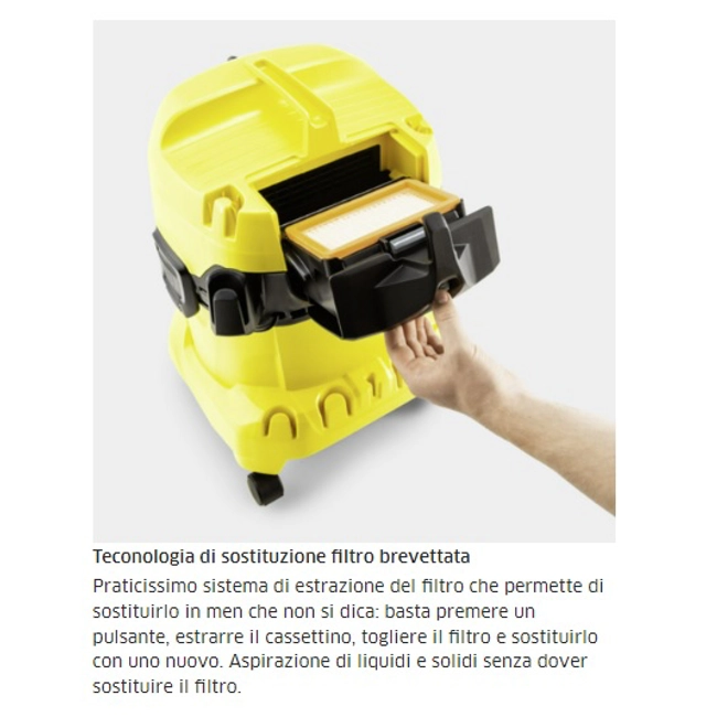 Vendita online Aspirapolvere e aspiraliquidi WD 4 V-20/5/22